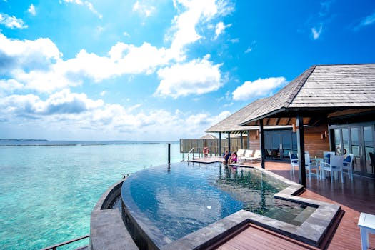 Hawaii Beach Villas With Fire Paths and Ocean Decks